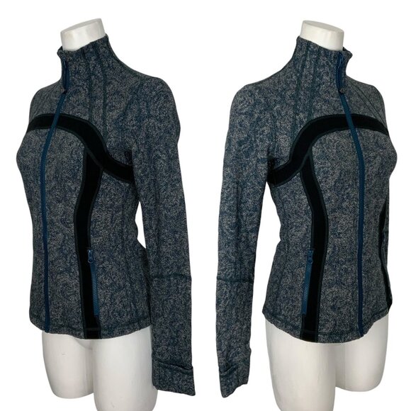 Lululemon Define Jacket  Brushed 8 Herringbone Alberta Lake Zip Front Athletic - Picture 3 of 13